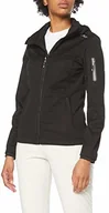 Odzież trekkingowa damska - CMP damska kurtka softshell, czarny, 44 - miniaturka - grafika 1