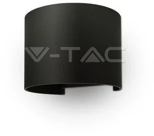 v-tac Oprawa Ścienna Kinkiet 6W V-TAC Góra/Dół Regulowany Czarny Okrągły IP65 Bridgelux VT-756 4000K 660lm - Lampy ścienne - miniaturka - grafika 21