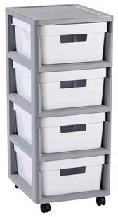 Curver REGAŁ SZAFKA INFINITY 4x11L 231557 (231559) - Szafki łazienkowe - miniaturka - grafika 8