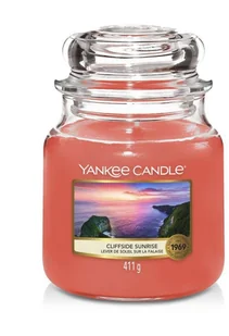 Yankee Candle Cliffside Sunrise Średnia Świeca Zapachowa 411g YC000298 - Świece - miniaturka - grafika 3