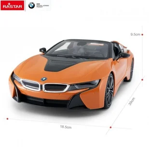 BMW i8 1:12 2.4GHz RTR (zasilanie na baterie AA) - Pomarańczowy - Modele zdalnie sterowane - miniaturka - grafika 4