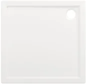 Brodziki prysznicowe - SENSEA IPSILON 90x90 kwadratowy biały - miniaturka - grafika 1
