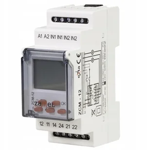 Programator Czasowy Tygodniowy 2-Kanałowy ZCM-12 - Bezpieczniki elektryczne - miniaturka - grafika 3