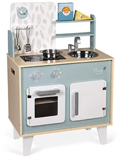 Janod Kuchnia drewniana duża z akcesoriami Plume - Zabawki AGD - miniaturka - grafika 5