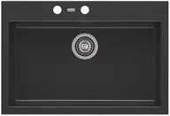 Zlewozmywaki - AXIS GROUP Zlew A-Point 60 1-komorowy czarny - miniaturka - grafika 1