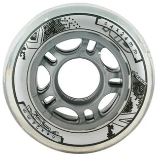 Nils Kółka Extreme PU 64x24 82A 4szt przezroczyste 16-30-013 - Akcesoria do skatingu - miniaturka - grafika 3