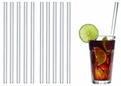 Pozostałe akcesoria barmańskie - TFA Dostmann GlasWerk Long słomki do picia, 14,2017.10, 10 sztuk, 23 cm, nadają się do mycia w zmywarce, do long drinków/smoothies - miniaturka - grafika 1