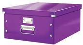 Pudła i kartony archiwizacyjne - Leitz Pudło uniwersalne C&S A3 WOW - fioletowe 60450062 - miniaturka - grafika 1