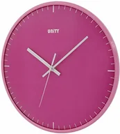 Zegary - UNITY Galaxy zegar ścienny, w kształcie kopuły, bezgłośny, 30 cm, różowy - miniaturka - grafika 1