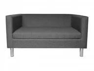 Sofy i kanapy - Roman Orlik - Zakład Tapicerski Sofa Picolo dwuosobowa tkanina Sawana kolor szary 05 - miniaturka - grafika 1