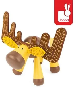 Janod Łoś do składania Baby Forest, J08194 - Zabawki i gry sportowe - miniaturka - grafika 2