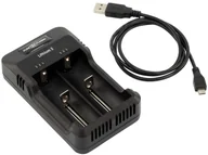 Ładowarki i akumulatory - Ansmann Ładowarka do akumulatorów Lithium 2, czarna, 1001-0050 - miniaturka - grafika 1