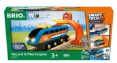 Figurki dla dzieci - Brio 33971 Smart Tech Sound Lokomotiv med lydoptager 33971 - miniaturka - grafika 1