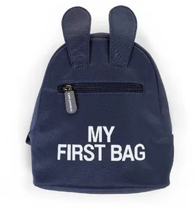 Childhome Plecak dziecięcy My First Bag Granatowy - Plecaki szkolne i tornistry - miniaturka - grafika 2