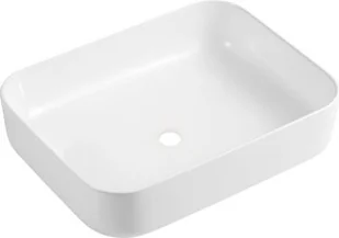 Omnires Umywalka ceramiczna nablatowa cieńkościenna 50x38,5x13,5cm,Corona Corona500BP - Umywalki Omnires Umywalka ceramiczna nablatowa cieńkościenna 50x38,5x13,5cm,Corona Corona500BP - Umywalki - miniaturka - grafika 1