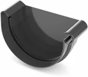 Rynny i akcesoria - Cellfast Denko lewe 75 mm PVC grafit - miniaturka - grafika 1