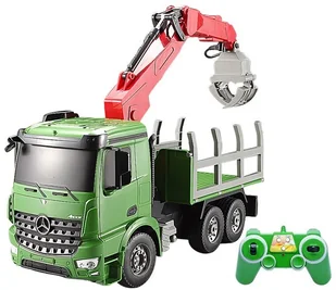 Double Eagle Dźwig do przewozu drewna Mercedes-Benz 1:20 2.4GHz dźwięki i światła ruchomy wysięgnik) DE/E352-003 - Samochody i pojazdy dla dzieci - miniaturka - grafika 2