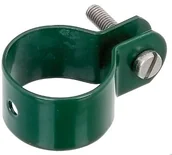 Akcesoria do urządzeń ogrodniczych - GAH-Alberts GAH Alberts 655204 obejma do podporami, zielony z powłoką z tworzywa sztucznego - miniaturka - grafika 1