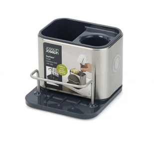 Joseph Joseph Organizer do zlewu JOSEPH JOSEPH Surface, srebrny, 10,2x12x12,8 cm - Miseczki i talerzyki dla dzieci - miniaturka - grafika 3