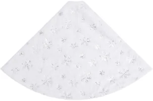 vidaXL vidaXL Luksusowa osłona pod choinkę, biała, 150 cm, sztuczne futro - Pozostałe akcesoria świąteczne - miniaturka - grafika 6