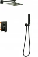 Baterie podtynkowe - STELLMAN QATRO Deszczownica czarna 9011Nb - miniaturka - grafika 1