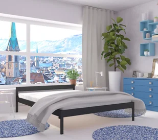 Lak System Łóżko metalowe 200x200 wzór 1 2002001 - Łóżka - miniaturka - grafika 2