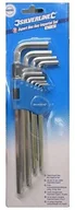 Klucze i nasadki - Silverline Silver Line 589679 starszy klucz imbusowy, calowo wykończony, 10-częściowy komplet 1/16  3/8 cala 589679 - miniaturka - grafika 1