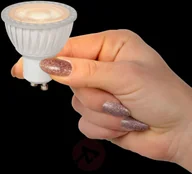 Żarówki LED - Lucide Reflektor LED GU10 5W dim to warm, biały - miniaturka - grafika 1