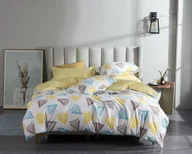 Pościel - Cotton World Pościel 160x200 bawełniana dwustronna World komplet 3 części 8064-1383 - miniaturka - grafika 1