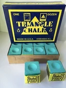 Stoły bilardowe i akcesoria - Kreda bilardowa Triangle Green High Quality - 2 szt K45002124 - miniaturka - grafika 1