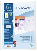 Teczki i skoroszyty - Exacompta Exacompta 58309E Teczka typu kreacover (z wytrzymałego PP 800, z 30 osłonami, DIN A4, 21 x 297 cm) 1 sztuka biała 58309E - miniaturka - grafika 1