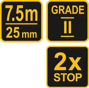 Vorel MIARA ZWIJANA 7,5M X 25 MM - Inne urządzenia pomiarowe - miniaturka - grafika 4