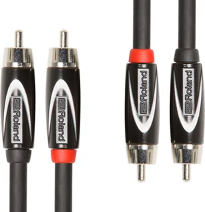 Roland 210700099 3 ft/1 m Interconnect Cable Dual RCA RCA 210700099 - Kable - miniaturka - grafika 2