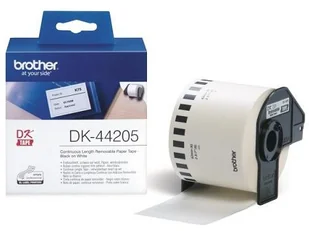 Brother Etykiety do drukarek etykiet DK44205 62 mm x 30.48 m Etykieta uniwersalna biały - Etykiety do drukarek - miniaturka - grafika 3