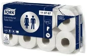Papier toaletowy - TORK Papier toaletowy w rolkach T4 Advanced 8 szt 2 warstwy 30 m biały makulatura 110767 - miniaturka - grafika 1