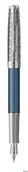 Pióra wieczne - Parker Pióro wieczne F) SONNET PREMUM METAL & BLUE GT 18karatów 2119743 2119743 - miniaturka - grafika 1