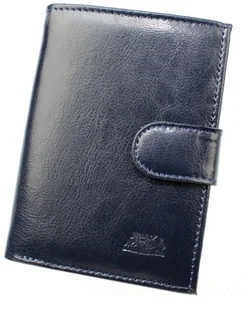 Elkor Portfel Skórzany (PL) Skóra Licowa Duży Pionowy Z Zapięciem Dwa Skrzydełka Zapinka Wewnątrz - Portfele - miniaturka - grafika 8