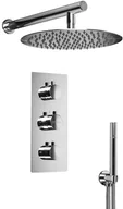 Zestawy prysznicowe - Zestaw prysznicowy podtynkowy termostat deszczownica 30x30 IN-C2RT3-R2 - miniaturka - grafika 1