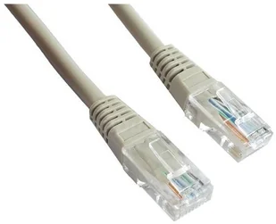 Patchcord RJ45 kat. 5e Utp, 0,5m szary - Patchcordy - miniaturka - grafika 4