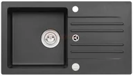 Zlewozmywaki - Alveus FOXTROT 130 czarny 9603291P - miniaturka - grafika 1