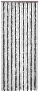 VidaXL Zasłona przeciwko owadom, szaro-biała, 56x200 cm, szenil 315123 VidaXL - Moskitiery - miniaturka - grafika 3