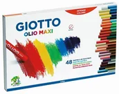 Pozostałe akcesoria dla plastyków - Giotto Pastele olejne 48kol 11mm 293200 - miniaturka - grafika 1