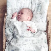 Otulacze - Snap The Moment Cuddly Dots - Otulacz Muślinowy - Snap The Moment OTULACZ CUDDLY DOTS - miniaturka - grafika 1