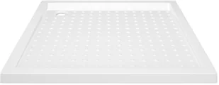 vidaXL Lumarko Brodzik prysznicowy z wypustkami, biały, 80x80x4 cm, ABS 148900 - Brodziki prysznicowe - miniaturka - grafika 4
