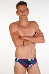 Zerod Kąpielówki BRIEFS Patchwork - Kąpielówki męskie - miniaturka - grafika 4