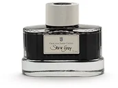 Naboje i atramenty - Faber Castell Graf von tusz w butelce Carbon, czarny, kamienny szary 141003 - miniaturka - grafika 1