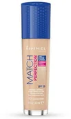 Podkłady do twarzy - Rimmel Match Perfection 24H Moisture SPF20 101 Classic Ivory 30ml 37785-uniw - miniaturka - grafika 1