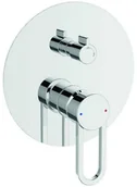 Baterie wannowe i prysznicowe - Laveo natryskowa podtynkowa ASTA chrom BAS_00PD - miniaturka - grafika 1