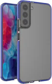 Etui i futerały do telefonów - Hurtel Spring Case pokrowiec żelowe etui z kolorową ramką do Samsung Galaxy S22+ (S22 Plus) ciemnoniebieski - miniaturka - grafika 1