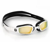 Pływanie - PHELPS PHELPS Okularki pływackie NINJA TITANIUM MIRRORED lustrzane złote - miniaturka - grafika 1